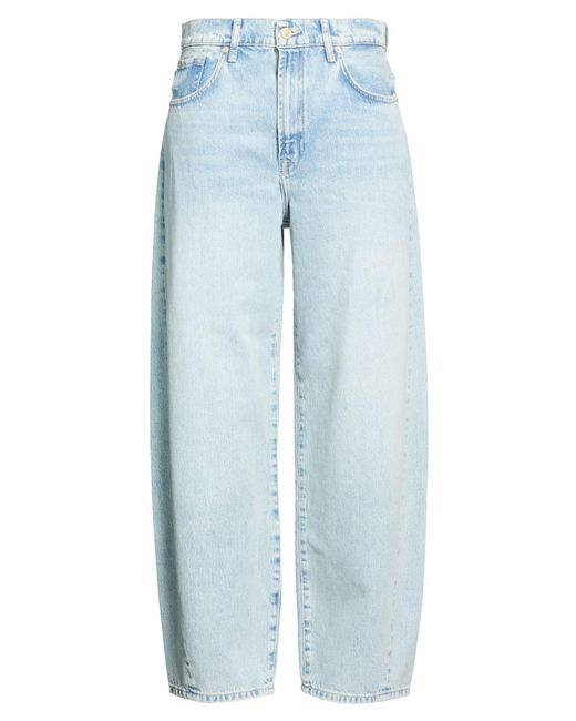 7 For All Mankind Blue Jeans Cotton