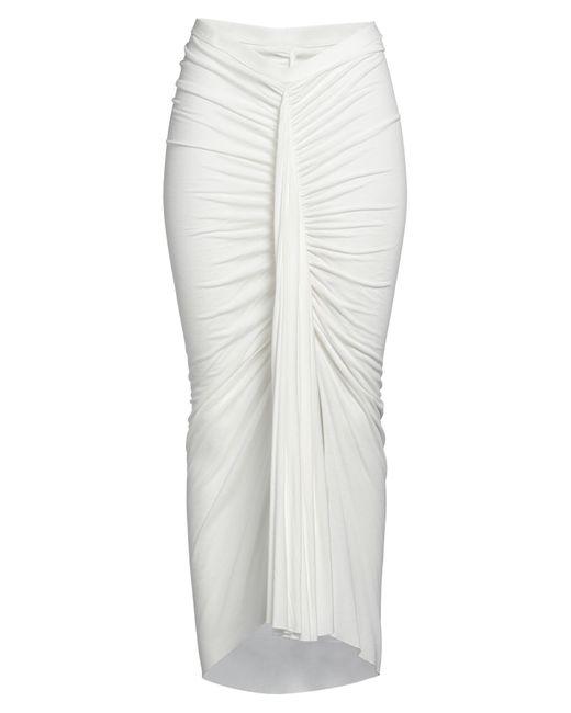 Gonna Midi di Rick Owens in White
