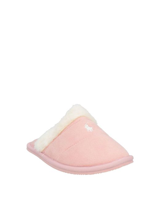 Polo Ralph Lauren Pink House Slipper
