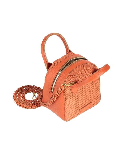 Gianni Chiarini Orange Handbag Leather