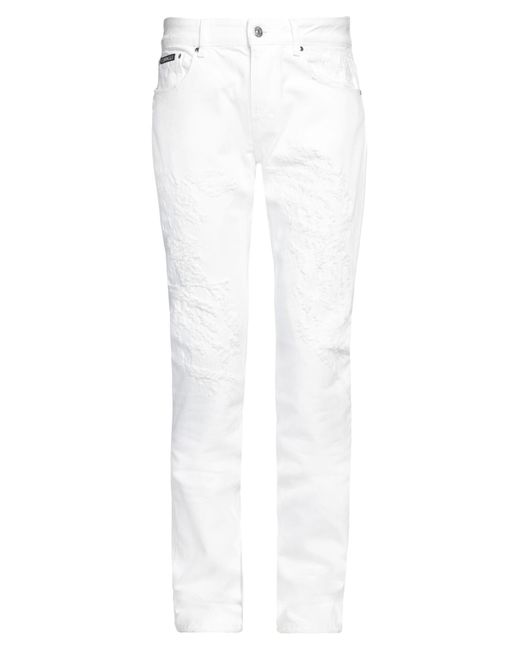 Pantaloni Jeans di Roberto Cavalli in White da Uomo