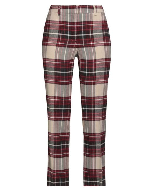 Jucca Red Pants Viscose, Virgin Wool, Elastane