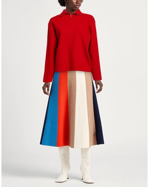 Auralee Red Pullover