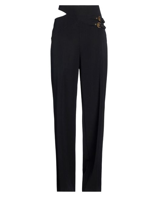 Versace Jeans Couture Blue Pants Viscose, Polyamide, Elastane
