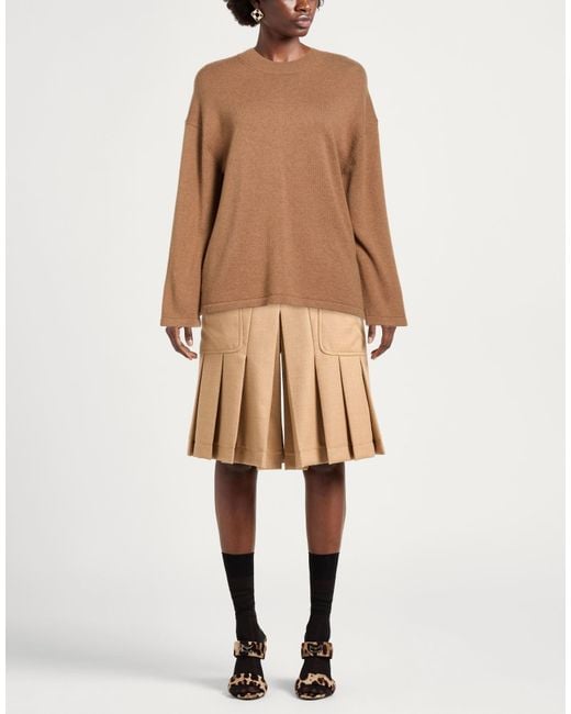 Max Mara Brown Camel Sweater Wool, Cashmere