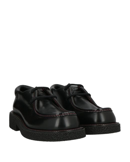 Ferragamo Black Lace-Up Shoes for men