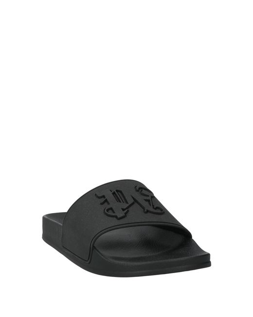 Palm Angels Black Sandals for men