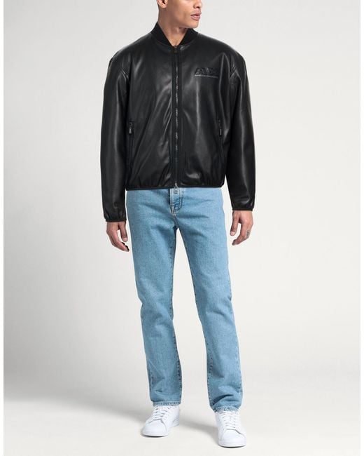ARMANI EXCHANGE Black Jacket for men