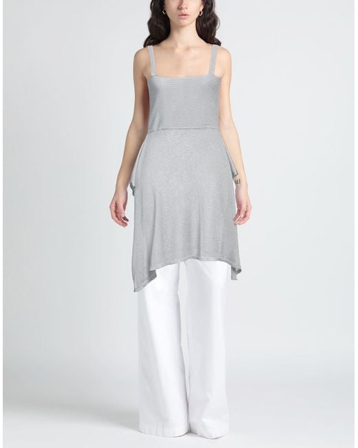Nora Barth Gray Top Viscose, Polyamide, Polyester