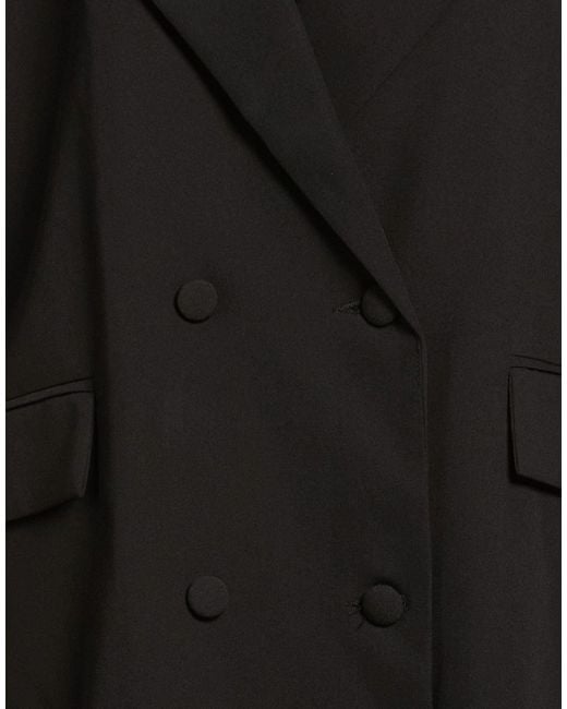 Jijil Black Blazer Polyester, Viscose, Elastane