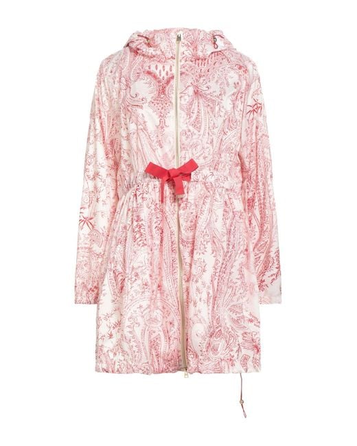 Herno Pink Overcoat & Trench Coat