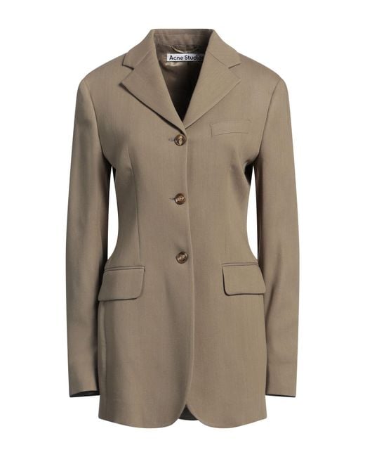Blazer Acne en coloris Natural