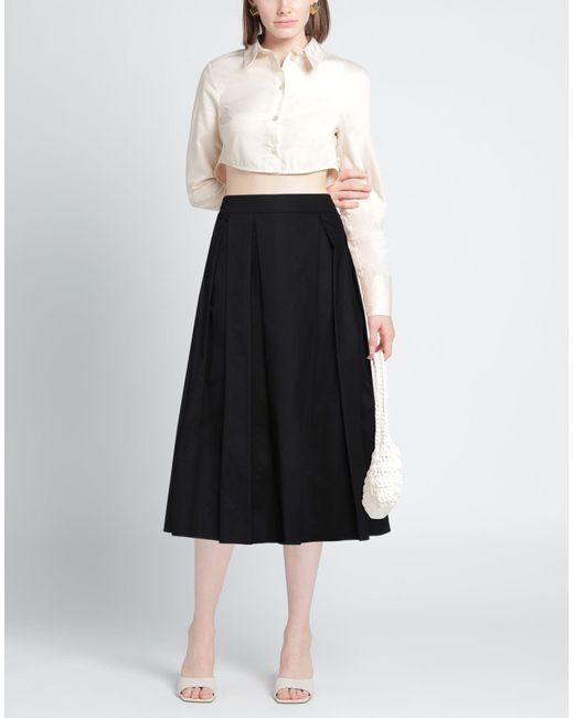 Snobby Sheep Black Midi Skirt