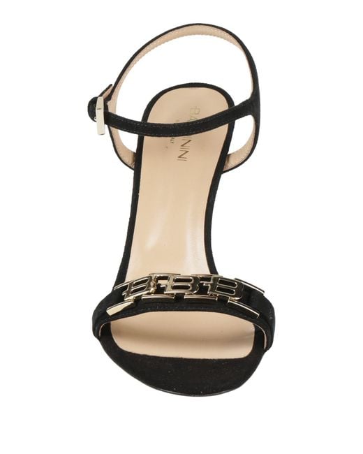 Baldinini Black Sandals