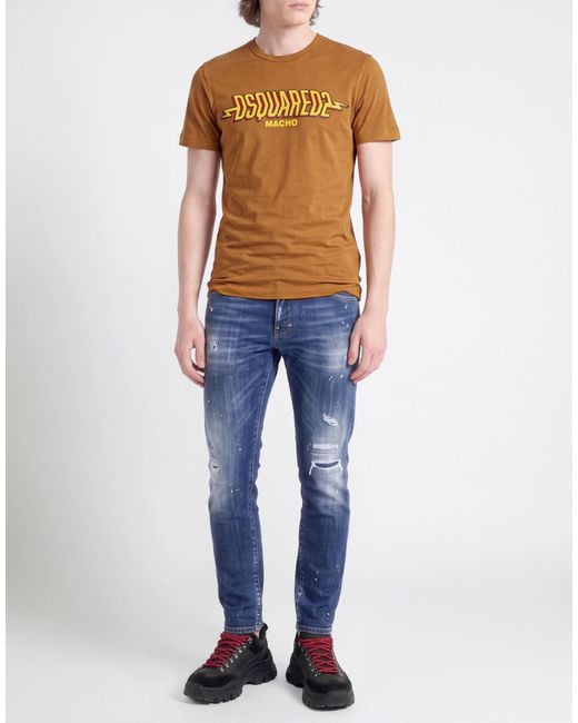 Camiseta DSquared² de hombre de color Brown