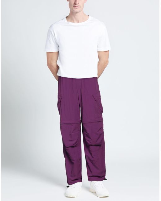 MSGM Purple Trouser for men
