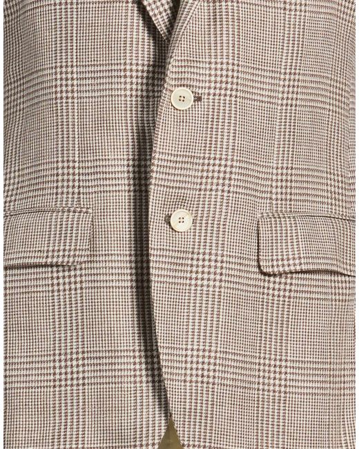 Caruso Brown Blazer for men