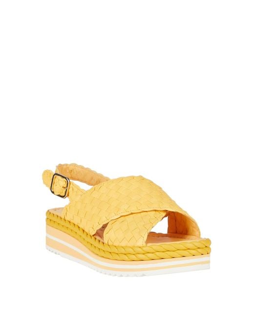Pons Quintana Yellow Sandals