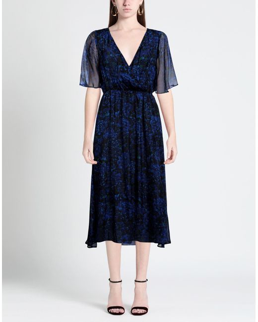 Roseanna Blue Midi Dress