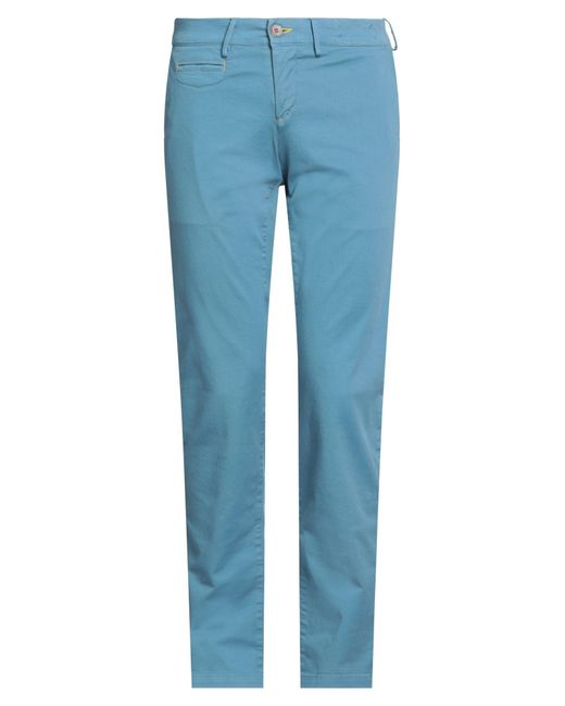 Maison Clochard Blue Pants for men
