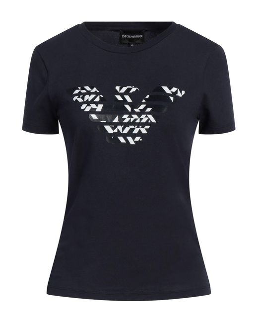Emporio Armani Black Midnight T-Shirt Cotton, Elastane