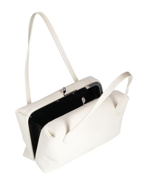 Jil Sander White Handbag Cow Leather