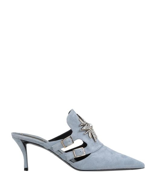 Roger Vivier White Mules & Clogs
