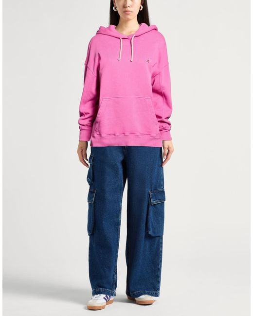 Autry Pink Fuchsia Sweatshirt Cotton