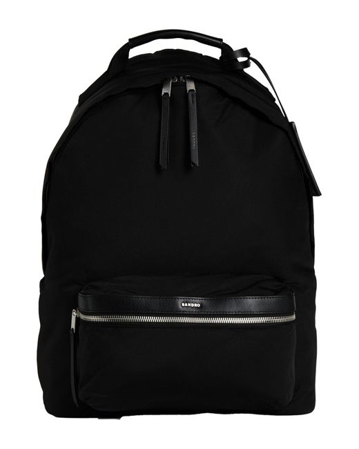 Sandro Black Rucksack for men