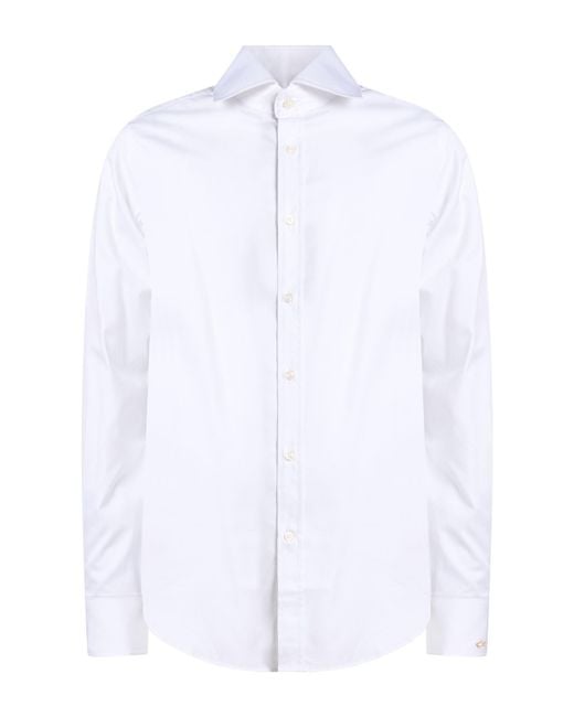 Paul & Shark White X-Soft Shirt Cotton, Lyocell for men