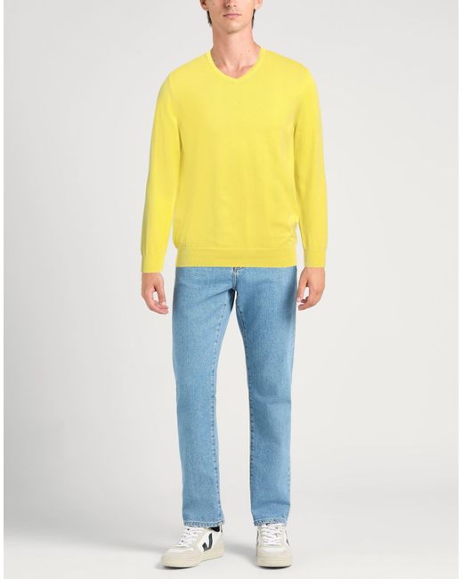 Rossopuro Yellow Jumper for men
