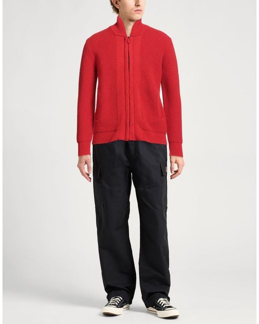 Ballantyne Red Cardigan Wool, Polyamide for men
