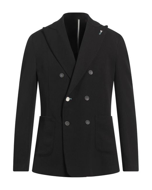 Berna Black Blazer for men