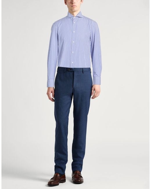 Brunello Cucinelli Blue Shirt for men