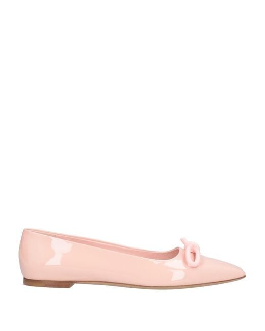 Ferragamo Pink Ballet Flats