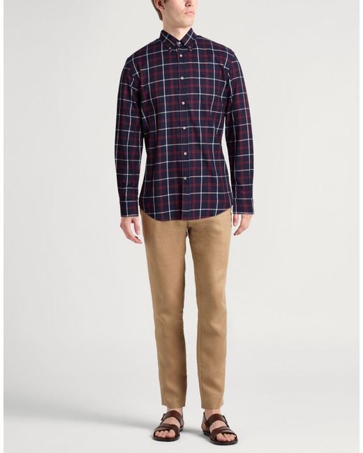 Paul & Shark Blue Dark Shirt Cotton for men