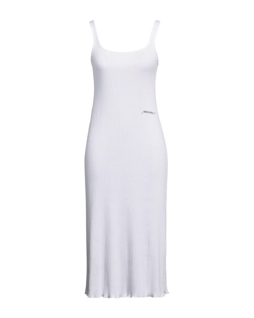 hinnominate White Midi Dress