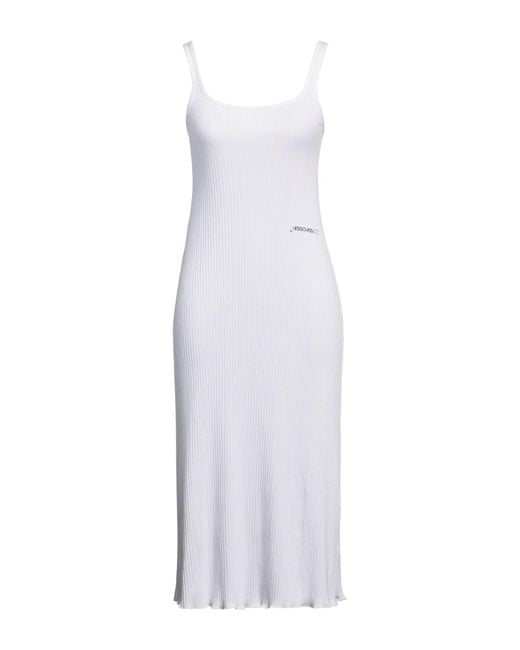 hinnominate White Midi Dress