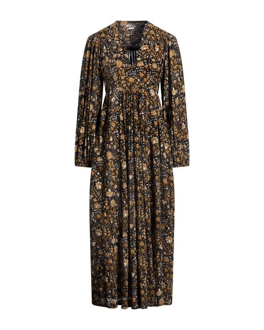 Laurence Bras Brown Maxi Dress Cotton