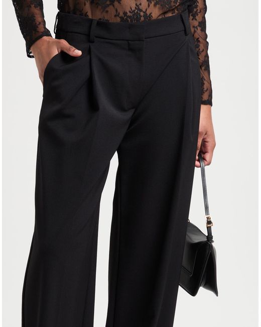 Grifoni Black Pants Polyester, Wool, Elastane