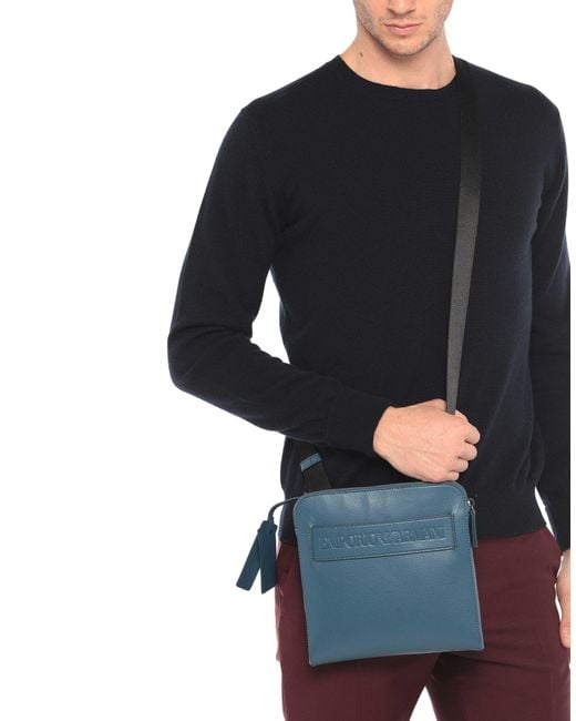 armani blue bag