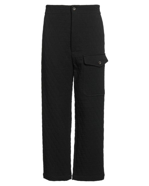 Uma Wang Black Pants Cotton, Viscose, Virgin Wool for men