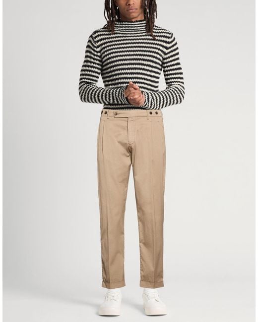 Berwich Natural Pants Cotton, Silk, Elastane for men