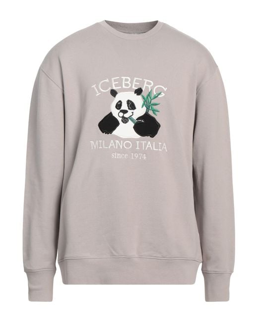 Iceberg Gray Sweatshirt for men