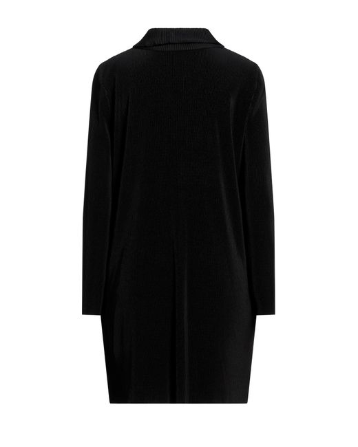 Giorgio Armani Black Overcoat & Trench Coat