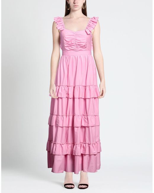 ACTUALEE Pink Maxi Dress