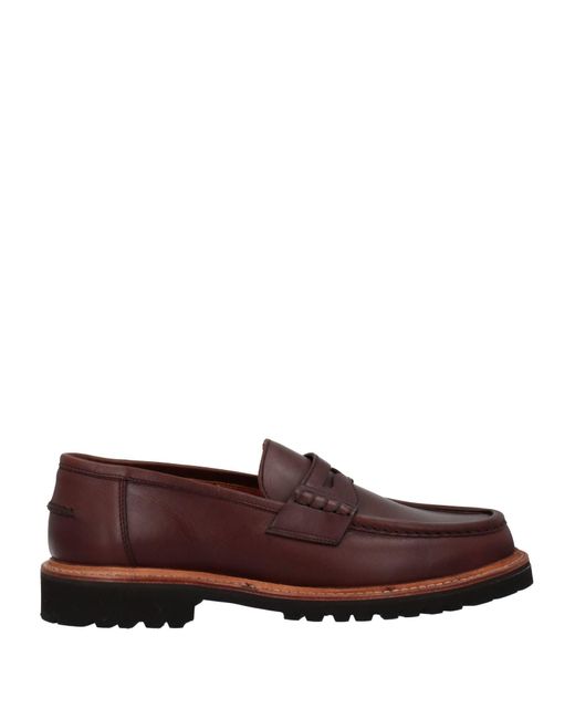 BERWICK  1707 Brown Cocoa Loafers Soft Leather for men