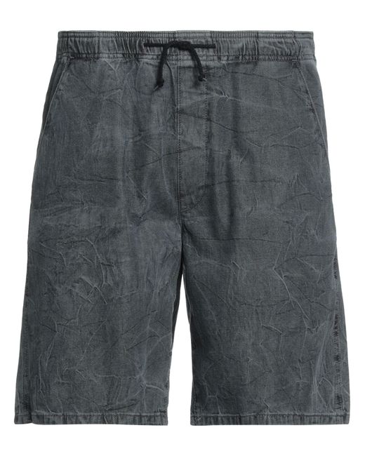 Wrangler Gray Denim Shorts for men
