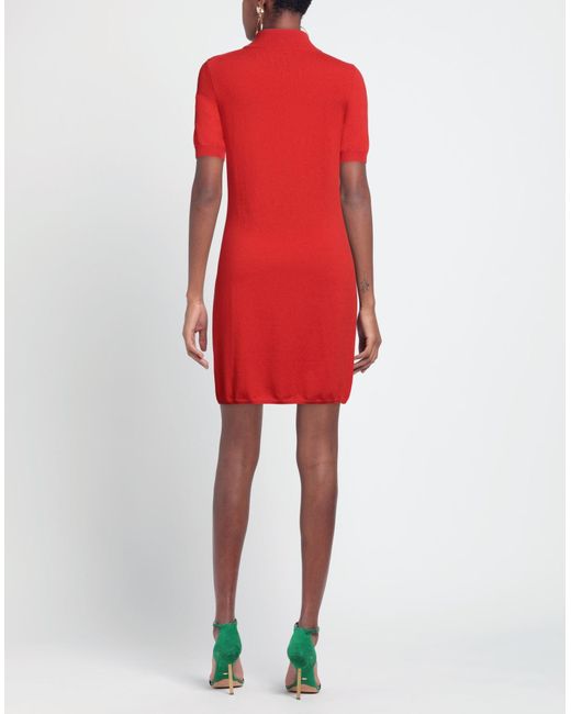 Iris Von Arnim Red Mini-Kleid