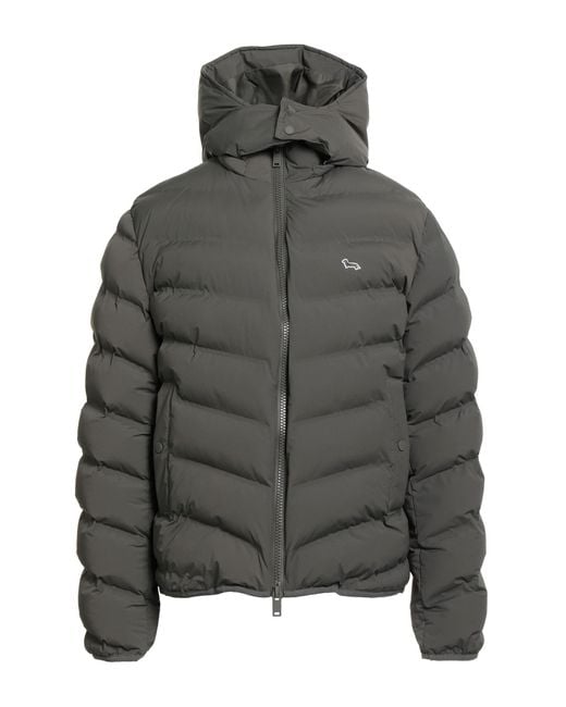 Harmont & Blaine Gray Military Puffer Nylon, Elastane for men